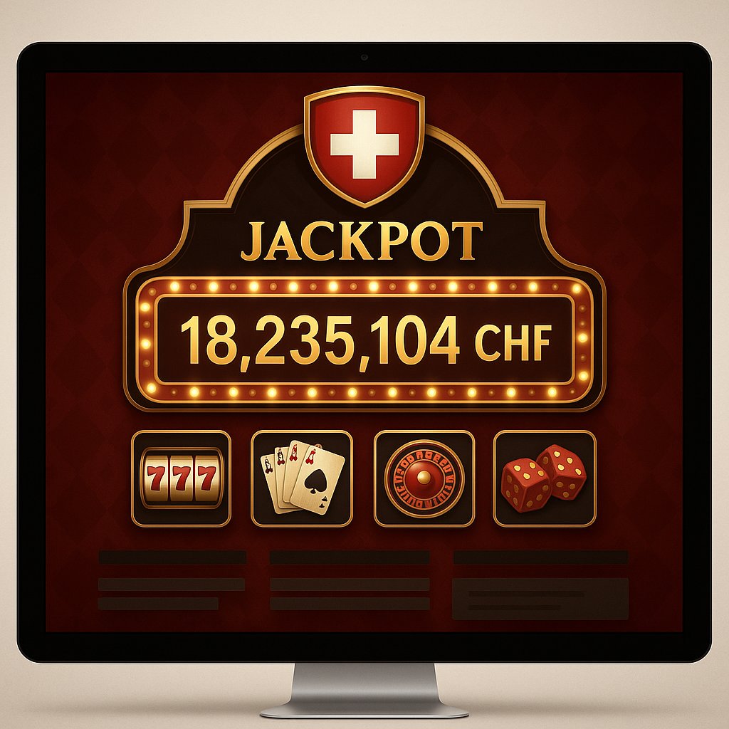 Jackpot Casino Schweiz — Millionen Gewinnen in CHF