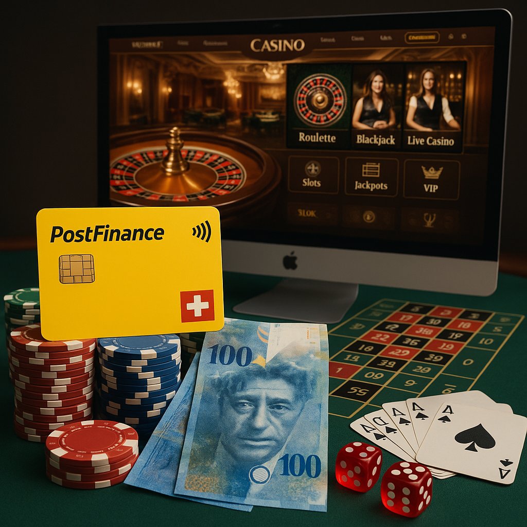 Casino PostFinance Schweiz — Einzahlen per Schweizer Postbank
