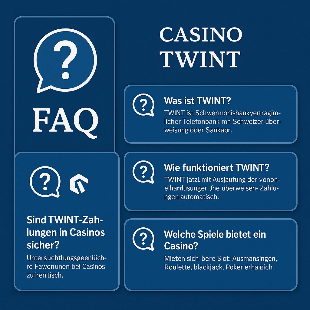 FAQ Casino TWINT Schweiz — Alle Antworten auf Ihre TWINT Fragen