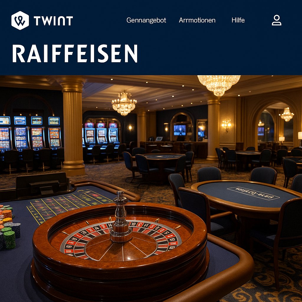 Casino TWINT Raiffeisen Schweiz — Die Genossenschaftsbank für Spieler