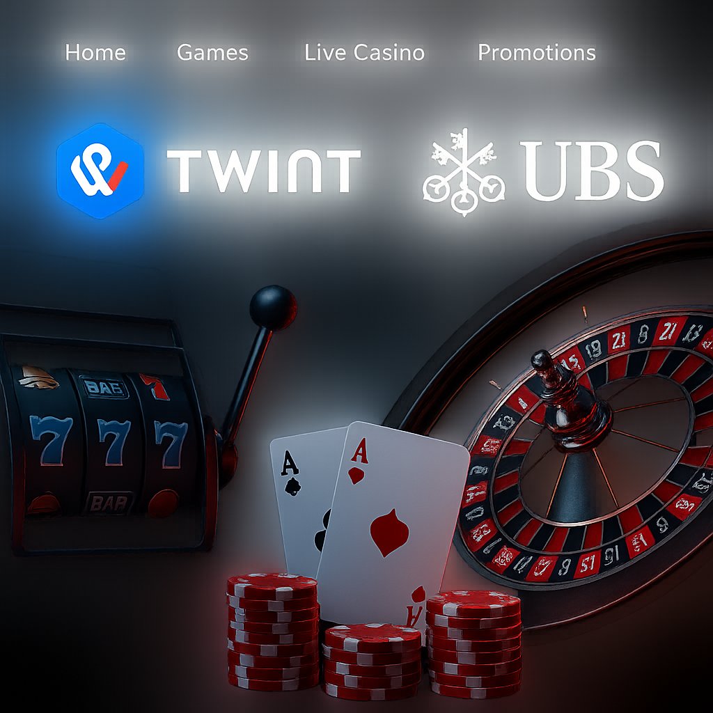 Casino TWINT UBS Schweiz — Mit der Größten Schweizer Bank Spielen