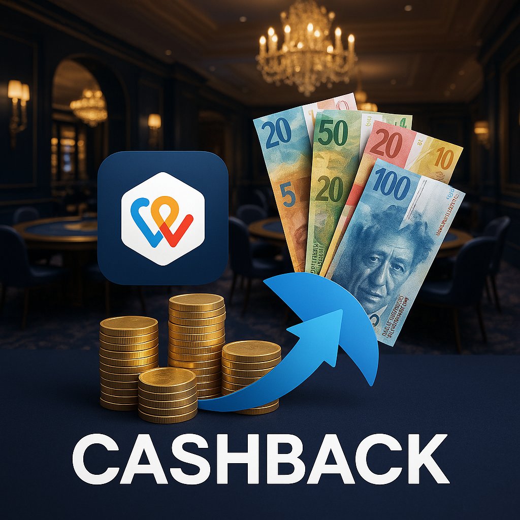 Cashback Casino TWINT Suisse — Récupérez 10-20% de vos Pertes